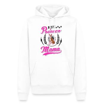 Beste Podenco Mama Ibizan Hound - Männer Premium Bio Hoodie - Weiß - Vorne - Nico (187cm)