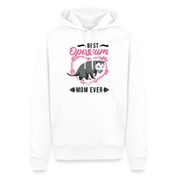 Best Opossum Mom Ever Opossum Mama Beutelratte - Männer Premium Bio Hoodie - Weiß - Vorne - Nico (187cm)