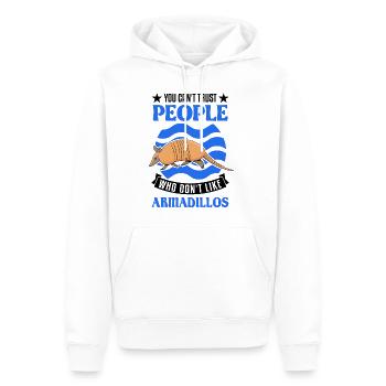 Tatou Cadeau Tatou - Sweat à capuche Premium bio Homme - blanc - Devant - Nico (187cm)