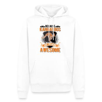 Because Kangaroos are freaking awesome Känguru - Männer Premium Bio Hoodie - Weiß - Vorne - Nico (187cm)