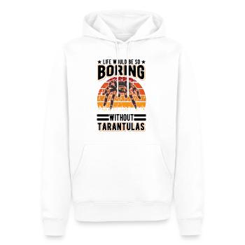 Tarentule Araignée Tarentule - Sweat à capuche Premium bio Homme - blanc - Devant - Nico (187cm)