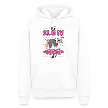 Meilleure maman paresseuse jamais défaillante Mama - Sweat à capuche Premium bio Homme - blanc - Devant - Nico (187cm)