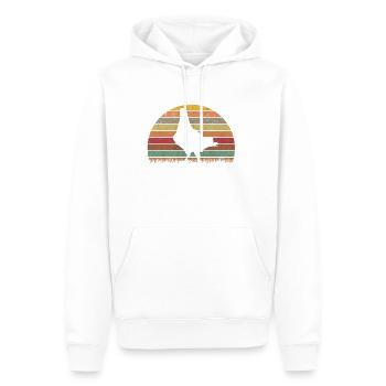 Taube Retro Taubenzüchter Vintage - Männer Premium Bio Hoodie - Weiß - Vorne - Nico (187cm)
