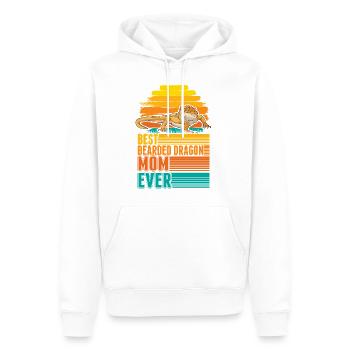 Best Bearded Dragon Mom Ever Bartagamen Mama - Men’s Premium Organic Hoodie - white - Front - Nico (187cm)