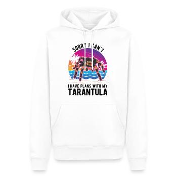 Tarentule Araignée Tarentule - Sweat à capuche Premium bio Homme - blanc - Devant - Nico (187cm)