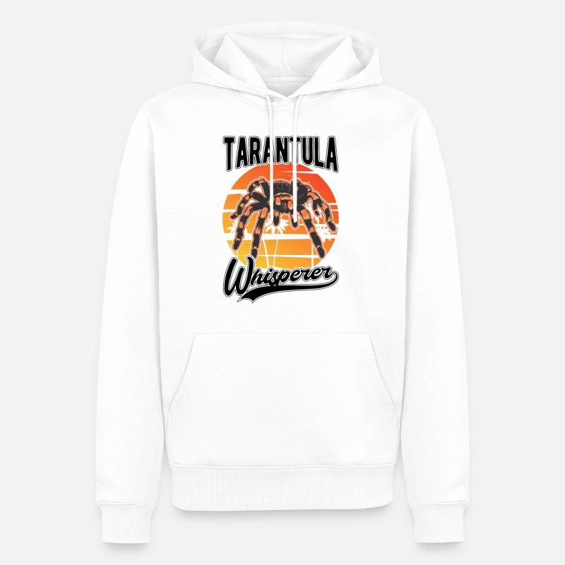 Tarantel Flüsterer Tarantula Whisperer - Sweat à capuche Premium bio Homme - blanc