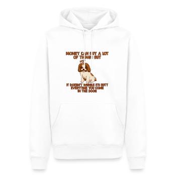 Il ne remue pas ses fesses à chaque fois que vous venez 2 - Sweat à capuche Premium bio Homme - blanc - Devant - Nico (187cm)