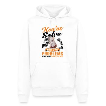 Koala Gift Koala Bear - Men’s Premium Organic Hoodie - white - Front - Nico (187cm)