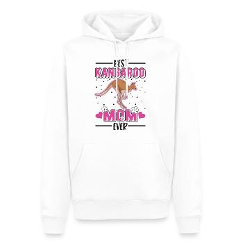 Meilleure maman kangourou de tous les temps Känguru Mama - Sweat à capuche Premium bio Homme - blanc - Devant - Nico (187cm)