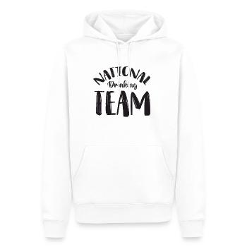 Wochenende mit Freunden in der Gruppe Trinken und - Männer Premium Bio Hoodie - Weiß - Vorne - Nico (187cm)
