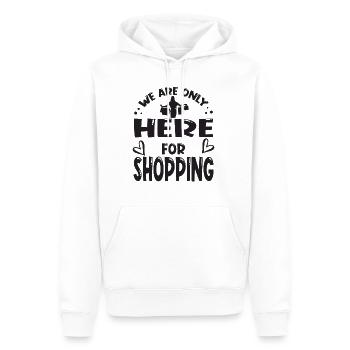 Wochenende mit Freunden in der Gruppe Trinken und - Männer Premium Bio Hoodie - Weiß - Vorne - Nico (187cm)
