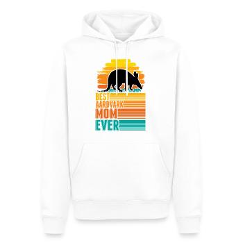 Best Aardvark Mom Ever Erdferkel Mama - Männer Premium Bio Hoodie - Weiß - Vorne - Nico (187cm)