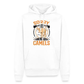Kamel Dromedar Ägypten Geschenk Großkamel - Männer Premium Bio Hoodie - Weiß - Vorne - Nico (187cm)