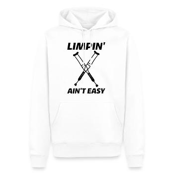 Limpin' Ain't Easy 12 - Männer Premium Bio Hoodie - Weiß - Vorne - Nico (187cm)