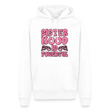 Sisterhood is Powerful 12 - Männer Premium Bio Hoodie - Weiß - Vorne - Nico (187cm)