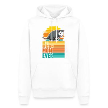 Best Opossum Mom Ever Opossum Mama Beutelratte - Männer Premium Bio Hoodie - Weiß - Vorne - Nico (187cm)