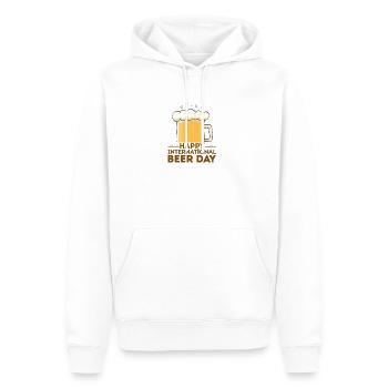 Internationaler Tag des Bieres Biertrinker - Männer Premium Bio Hoodie - Weiß - Vorne - Nico (187cm)