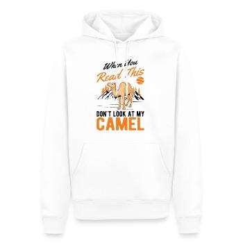 Kamel Geschenk Dromedar Camel Großkamel - Männer Premium Bio Hoodie - Weiß - Vorne - Nico (187cm)