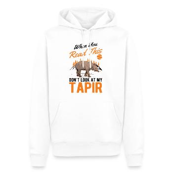 Tapir Flachlandtapir Tapirdae Tapir - Männer Premium Bio Hoodie - Weiß - Vorne - Nico (187cm)