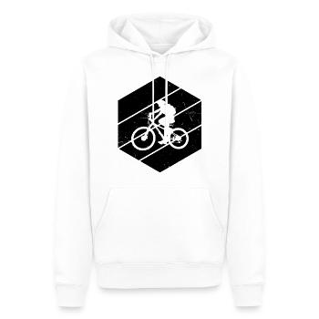 MTB Mountain Bike Cycling Women Cycling Men Cycling - Men’s Premium Organic Hoodie - white - Front - Nico (187cm)