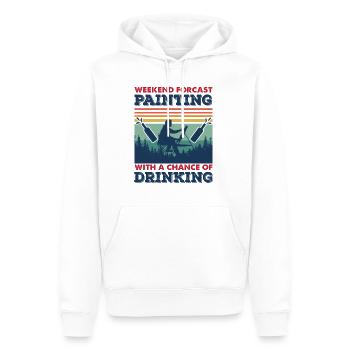 Maler und Lackierer, der Beste und Nervigste Beruf - Männer Premium Bio Hoodie - Weiß - Vorne - Nico (187cm)