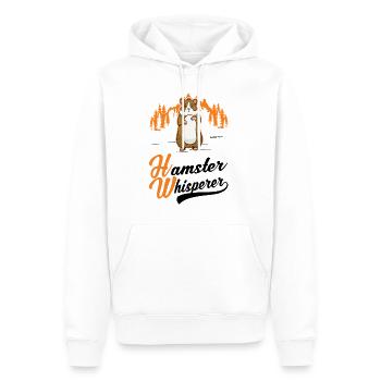 Hamster Flüsterer Goldhamster Hamster - Männer Premium Bio Hoodie - Weiß - Vorne - Nico (187cm)