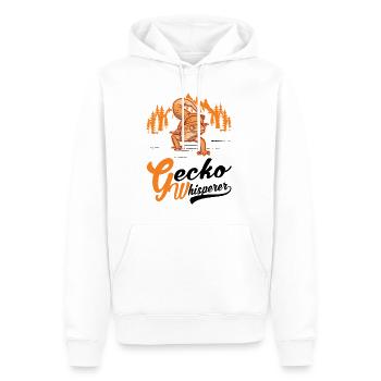 Gecko Flüsterer Gecko Whisperer Leopardgecko - Männer Premium Bio Hoodie - Weiß - Vorne - Nico (187cm)