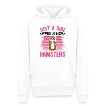 Hamster Fille Golden Hamster Nain Hamster - Sweat à capuche Premium bio Homme - blanc - Devant - Nico (187cm)