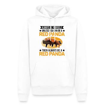 Red Panda Gift Red Panda - Men’s Premium Organic Hoodie - white - Front - Nico (187cm)