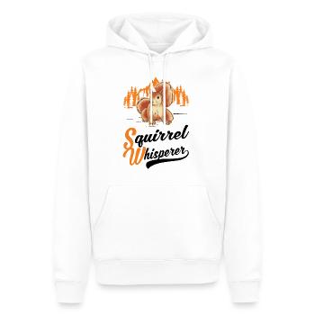 Eichhörnchen Flüsterer Squirrel Whisperer - Männer Premium Bio Hoodie - Weiß - Vorne - Nico (187cm)