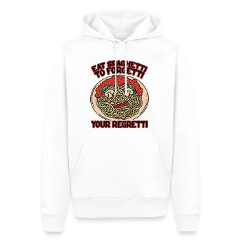 Eat Spaghetti To Forgetti Your Regretti 8 - Männer Premium Bio Hoodie - Weiß - Vorne - Nico (187cm)