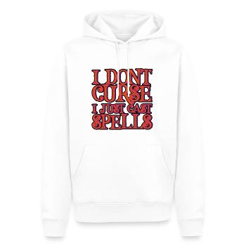 Je ne jure pas, je lance juste des sorts 2 - Sweat à capuche Premium bio Homme - blanc - Devant - Nico (187cm)