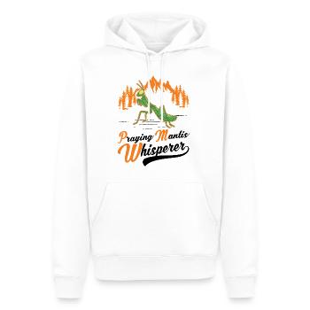 Praying mantis Whisperer Mantis Mantis - Men’s Premium Organic Hoodie - white - Front - Nico (187cm)