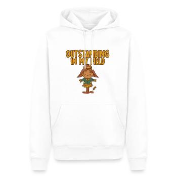 Outstanding In My Field - Männer Premium Bio Hoodie - Weiß - Vorne - Nico (187cm)