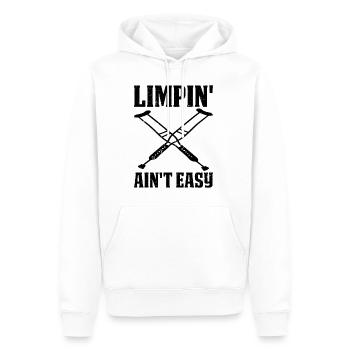 Limpin' Ain't Easy 20 - Männer Premium Bio Hoodie - Weiß - Vorne - Nico (187cm)