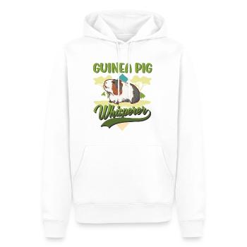 Guinea pig whisperer - Men’s Premium Organic Hoodie - white - Front - Nico (187cm)
