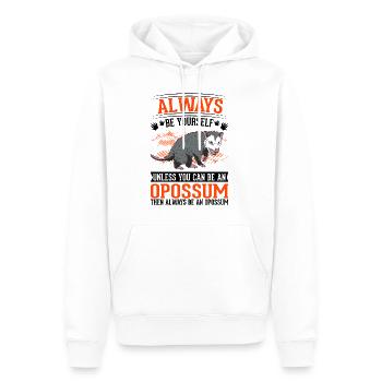 Opossum Gift Possum Possum - Men’s Premium Organic Hoodie - white - Front - Nico (187cm)