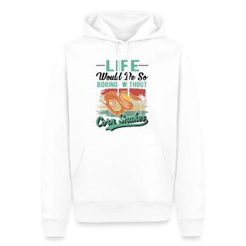 Corn Snake Cadeau Corn Snake - Sweat à capuche Premium bio Homme - blanc - Devant - Nico (187cm)