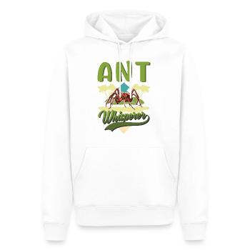 Fourmis Whisperer Fourmilière Fourmi Whisperer - Sweat à capuche Premium bio Homme - blanc - Devant - Nico (187cm)