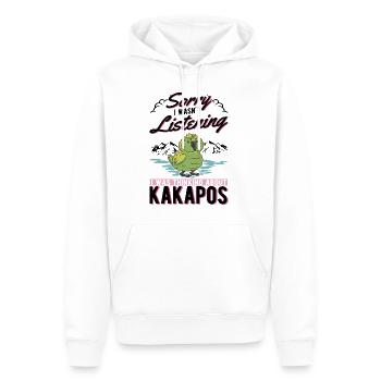 Kakapo Vogel Nachtpapagei - Männer Premium Bio Hoodie - Weiß - Vorne - Nico (187cm)