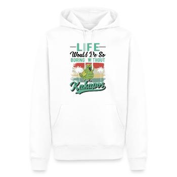 Kakapo Vogel Nachtpapagei - Männer Premium Bio Hoodie - Weiß - Vorne - Nico (187cm)