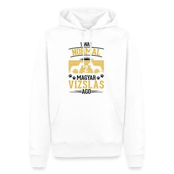 Magyar Vizsla Gift Wirehaired Vizsla - Men’s Premium Organic Hoodie - white - Front - Nico (187cm)