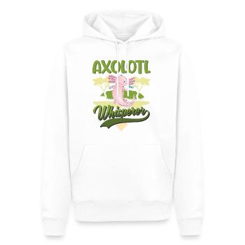 Axolotl Flüsterer Axolotl Whisperer - Männer Premium Bio Hoodie - Weiß - Vorne - Nico (187cm)