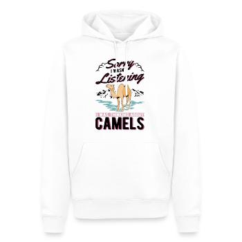 Kamel Dromedar Ägypten Geschenk Großkamel - Männer Premium Bio Hoodie - Weiß - Vorne - Nico (187cm)