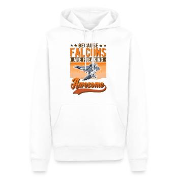 Falke Geschenk Falkenzucht Falkenzüchter Falkner - Männer Premium Bio Hoodie - Weiß - Vorne - Nico (187cm)