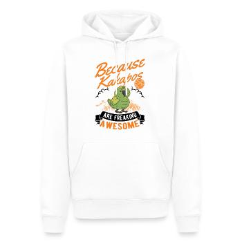 Kakapo Vogel Nachtpapagei - Männer Premium Bio Hoodie - Weiß - Vorne - Nico (187cm)