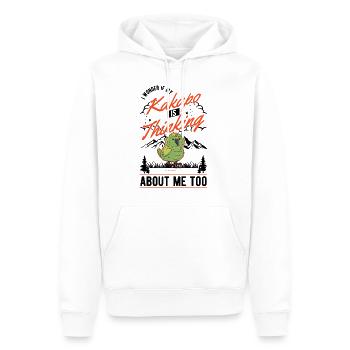 Kakapo Neuseeländischer Papagei - Männer Premium Bio Hoodie - Weiß - Vorne - Nico (187cm)