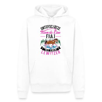 Lewitzer Pferd Besitzerin Lewitzer - Männer Premium Bio Hoodie - Weiß - Vorne - Nico (187cm)
