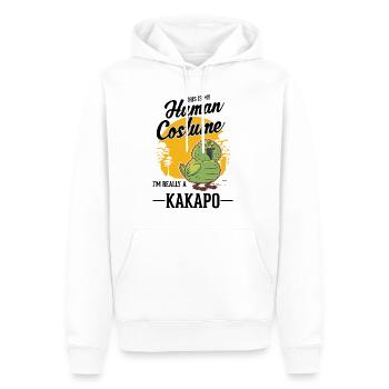 Kakapo Halloween Vogel Nachtpapagei - Männer Premium Bio Hoodie - Weiß - Vorne - Nico (187cm)