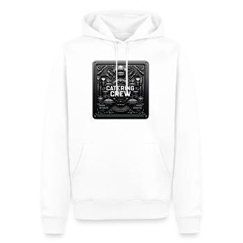 Catering Crew 8 - Männer Premium Bio Hoodie - Weiß - Vorne - Nico (187cm)